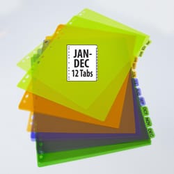 Bazic Products Multicolored Binder Dividers 1 pk