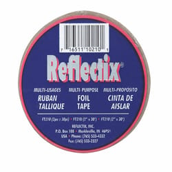 Reflectix 2 in. W X 30 ft. L X 0.3125 in. Reflective Radiant Barrier Foil Tape Insulation Roll 30 sq