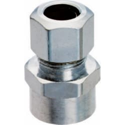 Plumb Pak 1/2 in. Sweat 3/8 in. D Compression Brass Straight Connector