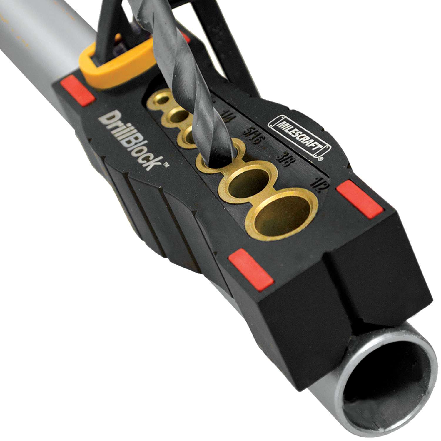 Milescraft DrillBlock Metal/Nylon Handheld Drill Guide 1 pk Ace Hardware