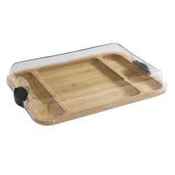Farberware 16 in. L X 12 in. W X 3 in. Bamboo Charcuterie Board
