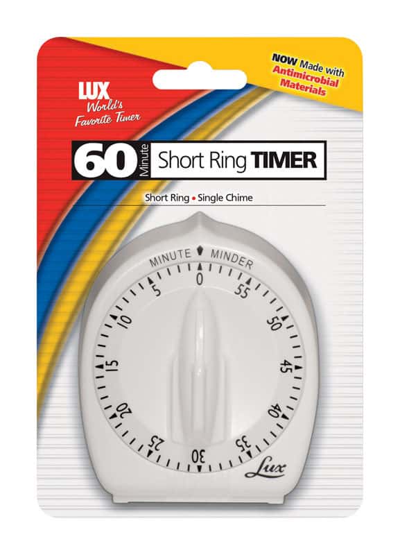 LUX Mute Mder Mechanical Plastic Kitchen Timer - Ace Hardware