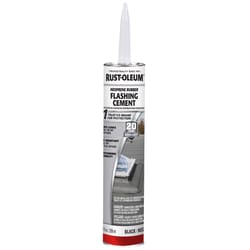 Rust-Oleum Black Neoprene Rubber Flashing Cement 10.1 oz