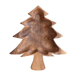 Creative Co-op Garden Christmas Natural Christmas Tree Bowl 1 in.