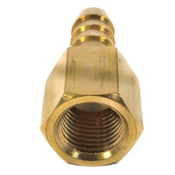 Forney Brass Air Hose End 1/4 in. Hose Barb X 3/8 in. Female 1 pc