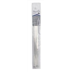 Home Plus 14 in. L Silver Ball Lock Cable Tie 5 pk