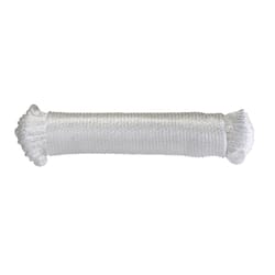 Ace 3/16 in. D X 100 ft. L White Solid Braided Nylon Rope