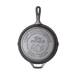 Lodge Ace Hardware 100 Year Anniversary Cast Iron Skillet 10 in. Black