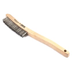 Forney 13-3/4 in. L X 2.25 in. W Scratch Brush Wood 1 pc