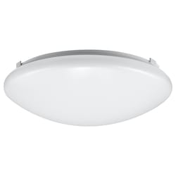 Globe Electric DuoBright 3.1 in. H X 11 in. W X 11 in. L White LED Ceiling Light Fixture