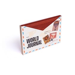 Trouvaille Global 5.8 in. W X 8.3 in. L Unruled Brown Journal