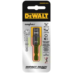 DeWalt 1/4,5/16 in. X 2 in. L Black Oxide Double-Ended Nut Driver 2 pc