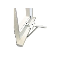 AC-Safe White Steel Mounting Support Bracket 23.45 in. L