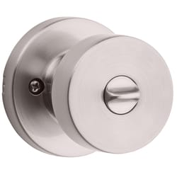 Kwikset Signature Series Pismo Satin Nickel Bed and Bath Knob Right or Left Handed