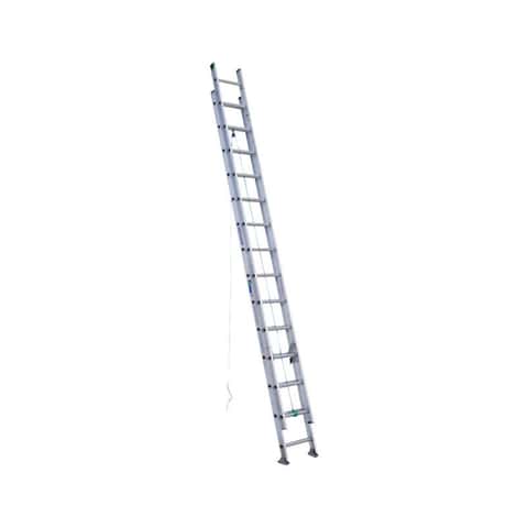 Werner 20 ft. H Fiberglass Telescoping Extension Ladder Type II 225 lb. capacity Werner 20 ft. H Fiberglass Telescoping Extension Ladder Type II 225 lb. capacity