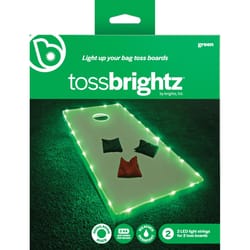 Brightz Toss Brightz Green LED Cornhole Light Kit ABS Plastics 1 pk