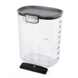 Progressive ProKeeper 4.36 qt Black/Clear Flour Container 1 pk