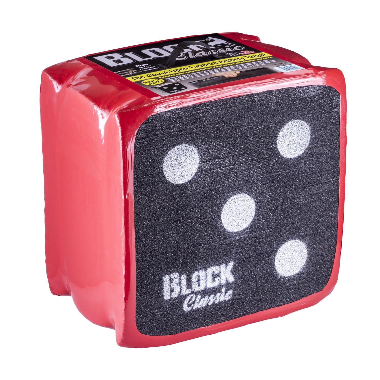 Block Targets Classic Black/Red Foam Archery Targets 18 in. Sansujyuku sansujyuku.com