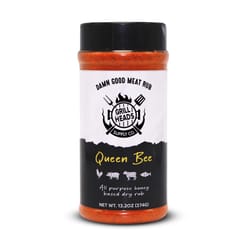 Grillheads Supply Queen Bee Honey Dry Rub 13.2 oz