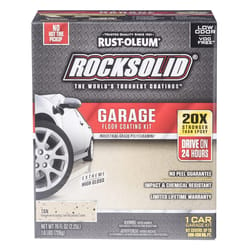 Rust-Oleum RockSolid Extreme High-Gloss Tan Polycuramine Garage Floor Coating Kit 76 oz