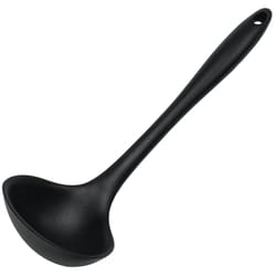 Chef Craft Premium Black Silicone/Steel Soup Ladle