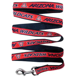 Pets First Blue/Red University of Arizona Wildcats Nylon Dog Leash Small