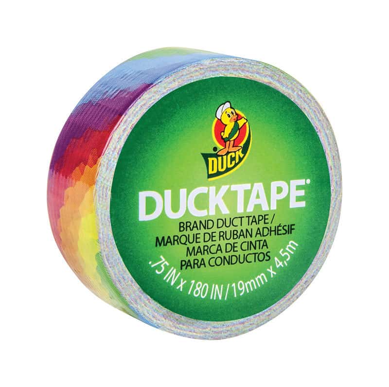 Duck 0.75 in. W X 180 in. L Multicolored Rainbow Duct Tape Ace Hardware
