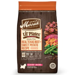 Merrick Lil Plates Adult Beef and Sweet Potato Dry Dog Food Grain Free 4 lb
