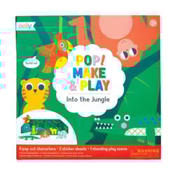 OOLY Pop Make & Play Into the Jungle Play Scene