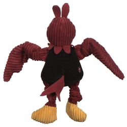 HuggleHounds Knottie Multicolored Plush South Carolina (U of) Cocky Squeaky Dog Toy Small 1 pk