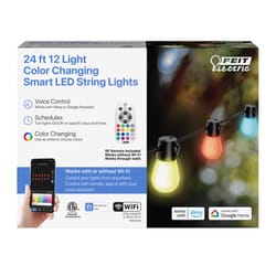 Feit Smart Home LED String Lights Multicolored 24 ft. 12 lights