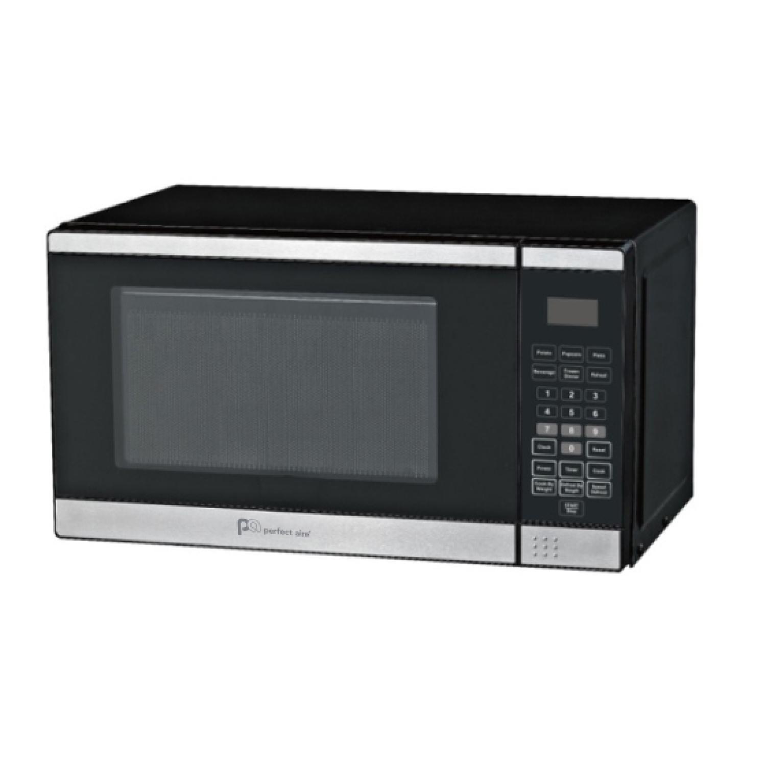 Perfect Aire 0.9 cu ft Black Microwave 900 W Sansujyuku sansujyuku.com