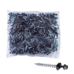 HILLMAN Power Pro No. 10 Ga. X 1.5 in. L Hex Drive Washer Head Coarse Roofing Screws