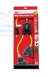 Ace Grounded 6 outlets Outlet Adapter 1 pk