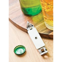 Fox Run White Stainless Steel Manual Bottle/Can Opener