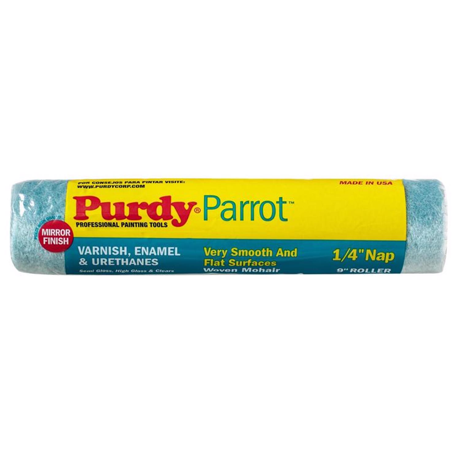 Photos - Putty Knife / Painting Tool Purdy Parrot Mohair Blend 9 in. W X 1/4 in. Paint Roller Cover 1 pk 144644