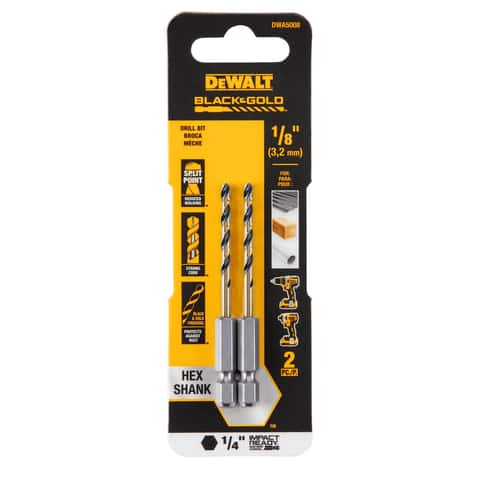 Dewalt black and gold deals drill bits