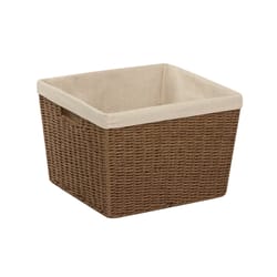 Honey-Can-Do 13 in. L X 15 in. W X 10 in. H Brown Rope Basket