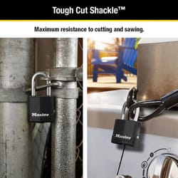 Master Lock 3-9/16 in. H X 1-9/64 in. W X 1-3/4 in. L Steel Ball Bearing Locking Weather-Resistant P