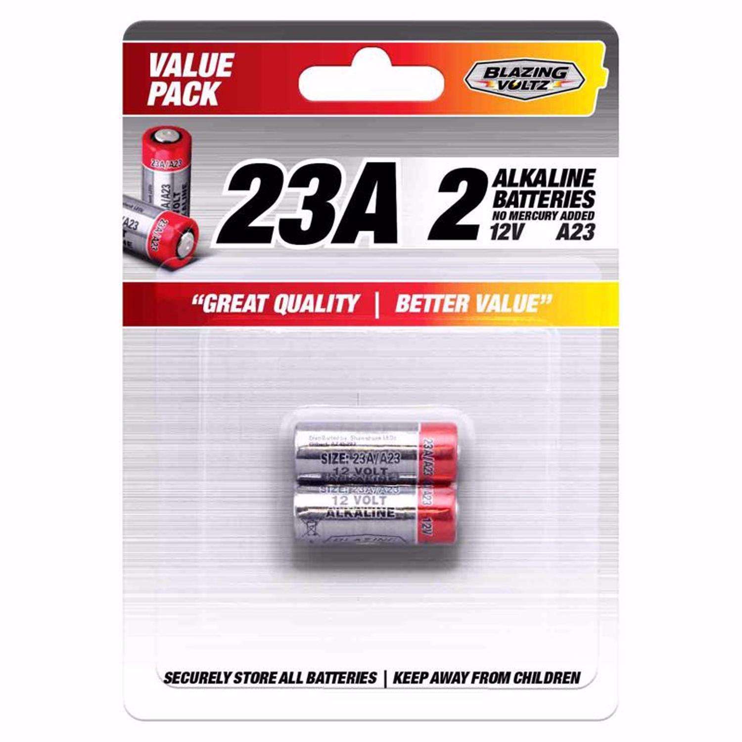 Blazing Voltz Alkaline A23 12 V Electronics Battery 23A 2 pk - Ace