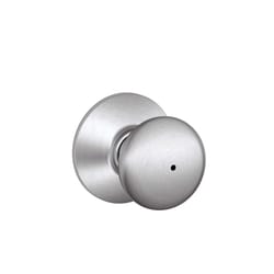 Schlage Plymouth Satin Chrome Privacy Knob Right or Left Handed