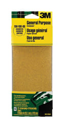 3M 9 in. L X 3-2/3 in. W Aluminum Oxide Sandpaper 6 pk