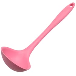 Chef Craft Premium Pink Silicone/Steel Soup Ladle