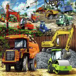 Ravensburger Construction Vehicles Puzzle Multicolored 100 pc
