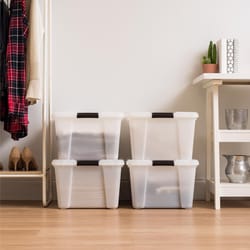 IRIS 10.70 in. H X 15.70 in. W X 21.65 in. D Stackable Storage Box
