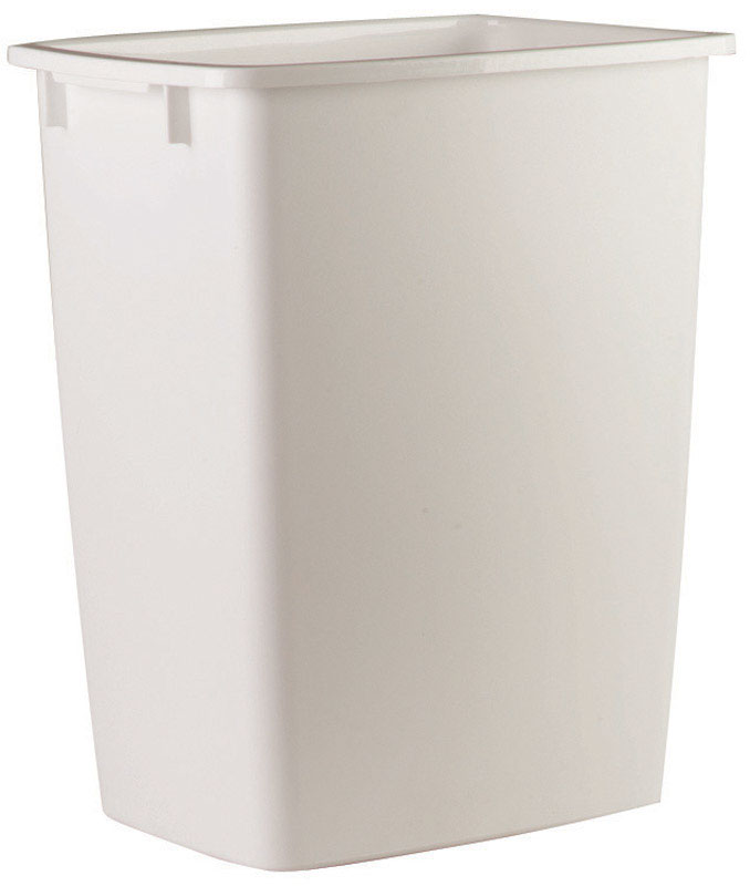 Rubbermaid 13.25 Gallon Rectangular Spring-Top Lid Wastebasket