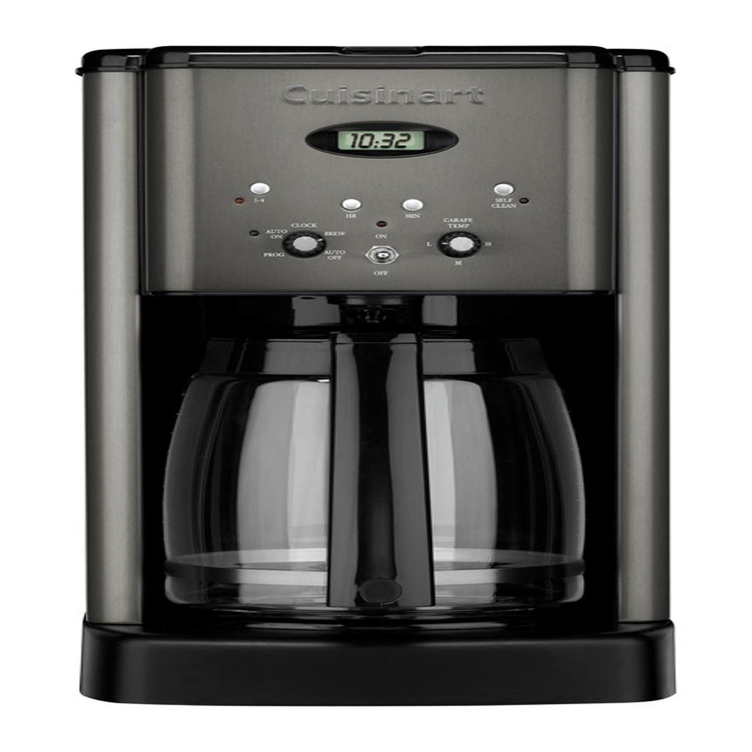 Best Buy: Cuisinart 12-Cup Coffee Maker with Hot Water System Black/Stainless  Steel CHW-12P1