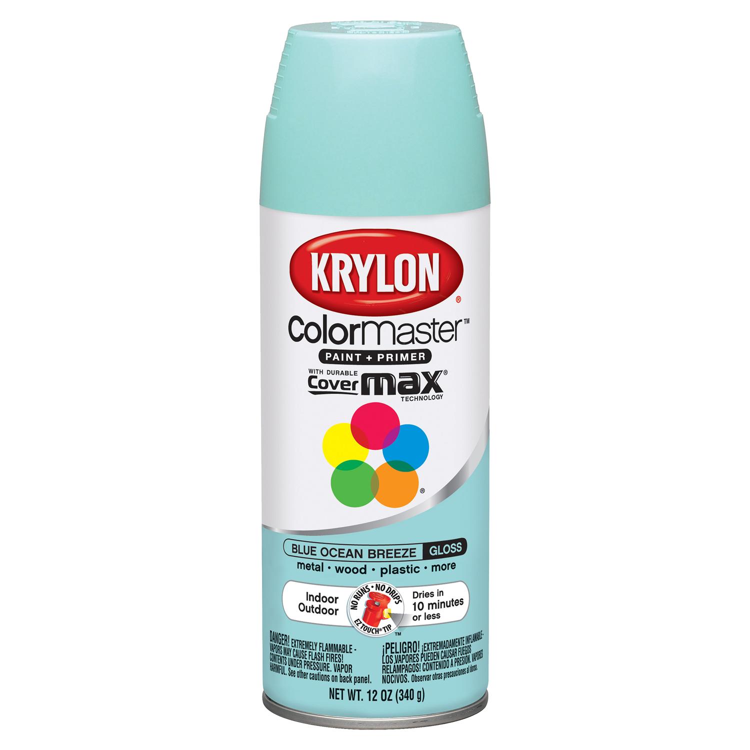 UPC 724504015123 product image for Krylon 12oz Indoor/Outdoor Spray Paint in Blue Ocean Breeze Gloss (K05151201)-6  | upcitemdb.com