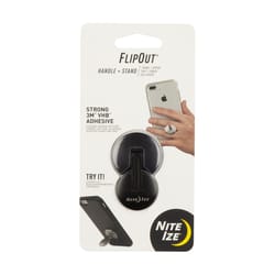 Nite Ize FlipOut Black Cell Phone Handle and Stand For All Mobile Devices