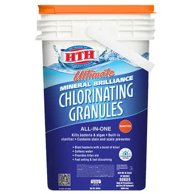 HTH Ultimate Mineral Brilliance Granule Chlorinating Chemicals 50 lb ...